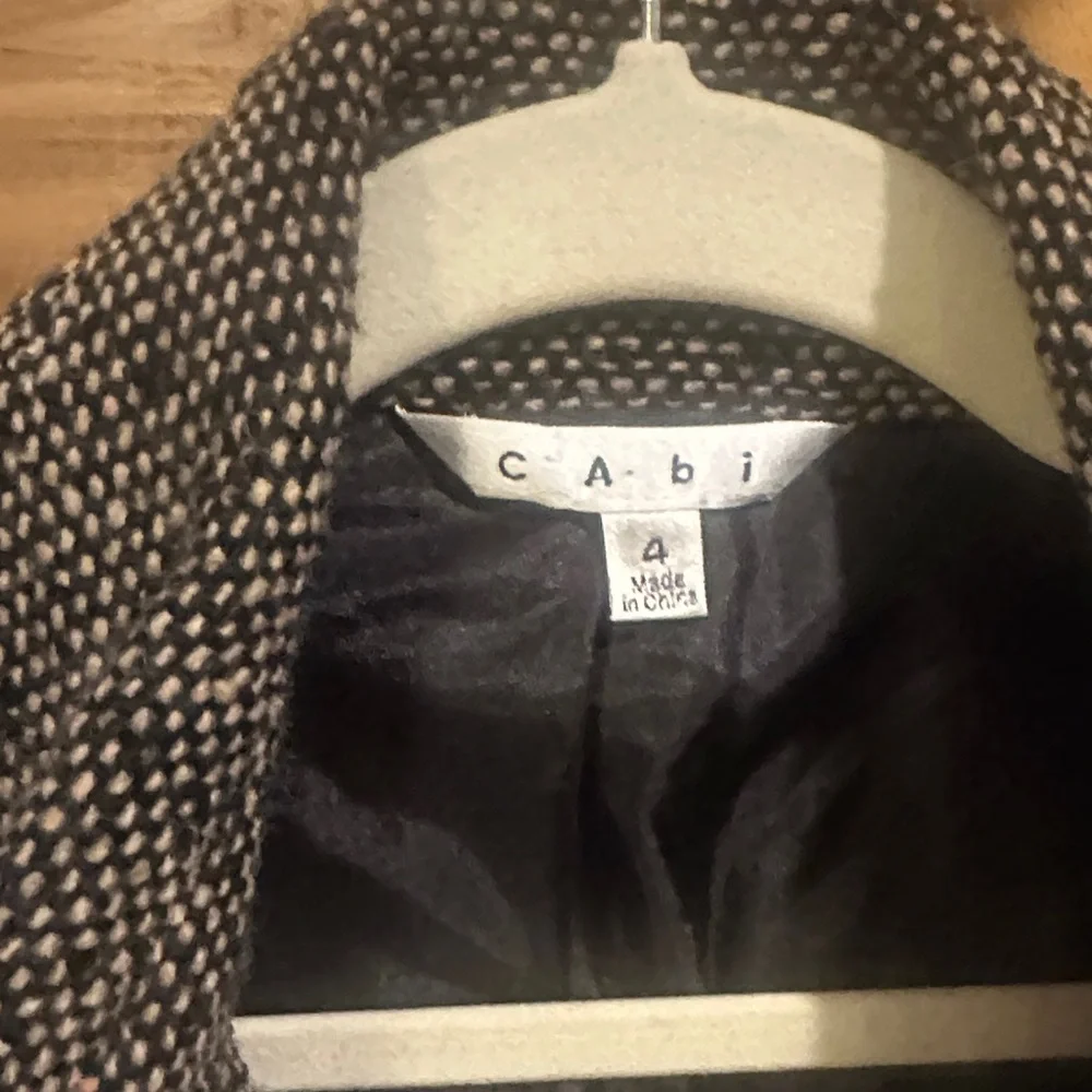 CAbi Black and Brown Tweed Blazer - Picture 2 of 5